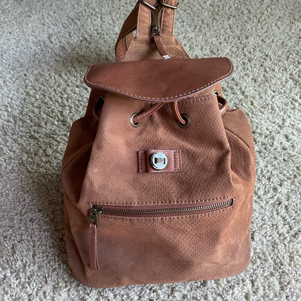 Small Tan Backpack - image 1